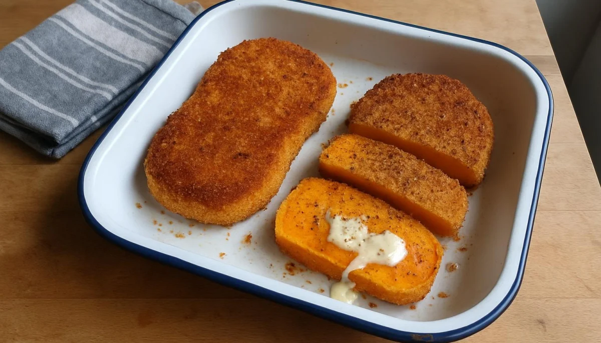 Butternut façon cordon bleu végétarien