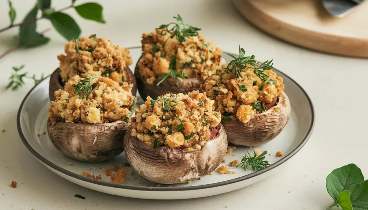 Champignons farcis façon tapas
