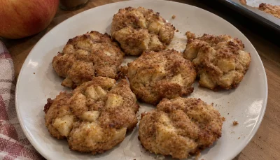 Cookies moelleux pomme et cannelle