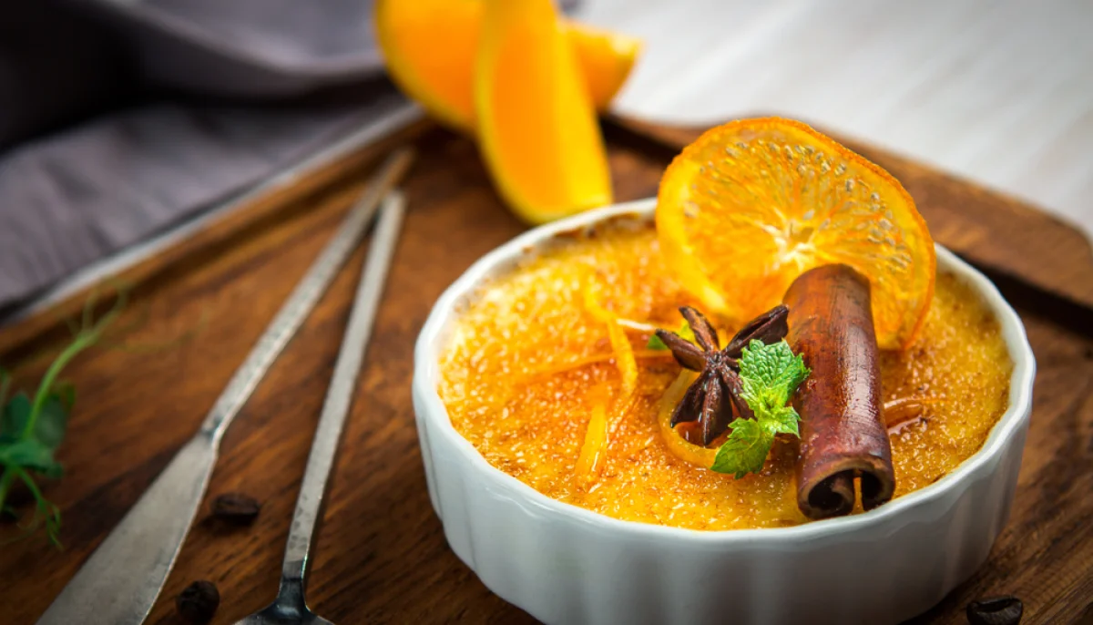 Crème catalane à l’orange