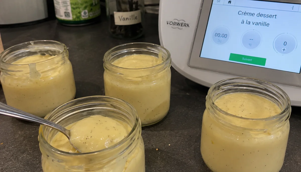 Crème dessert à la vanille au thermomix