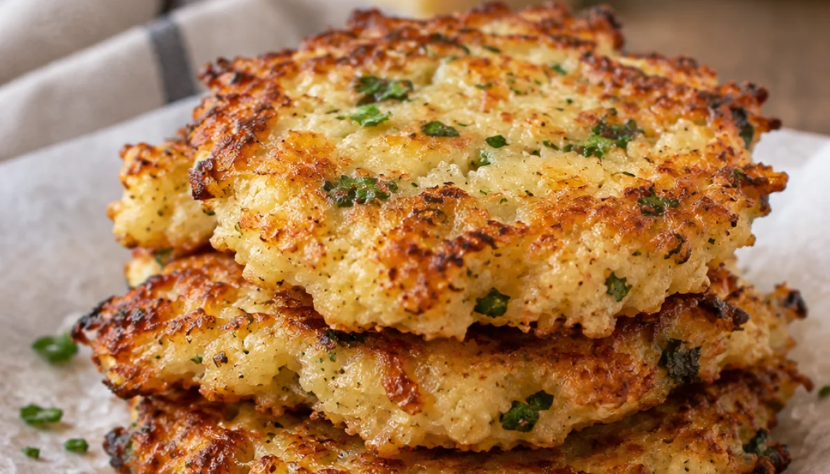 Galettes de chou-fleur au comté