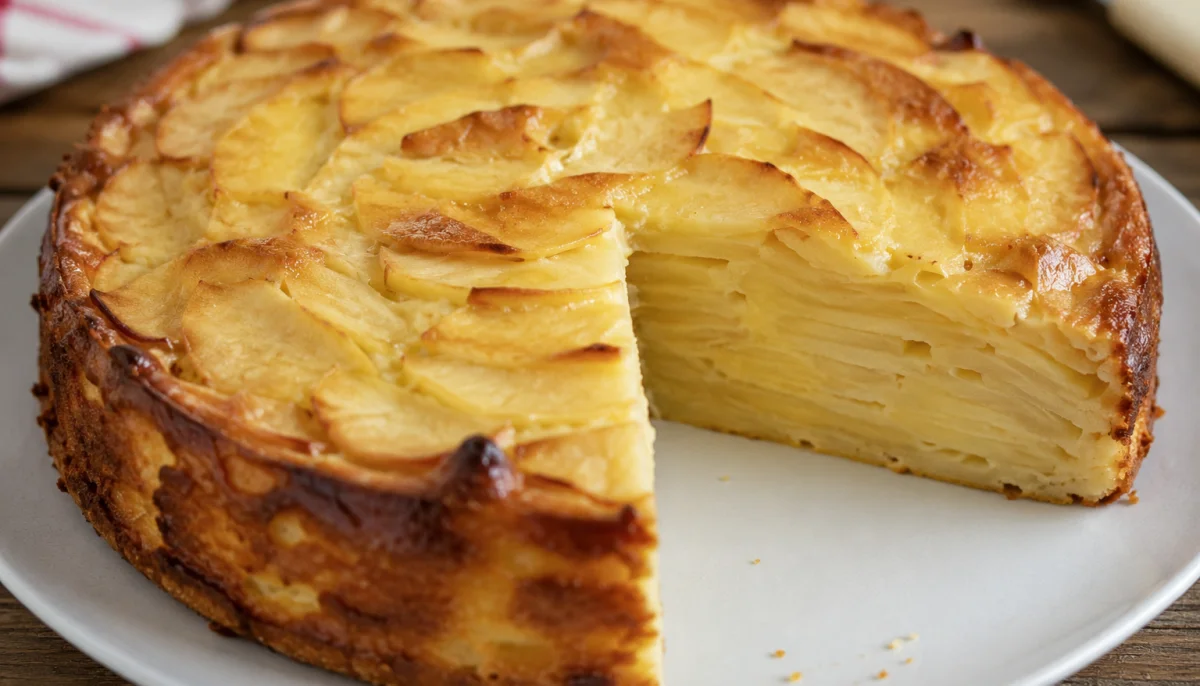 Gâteau invisible aux pommes