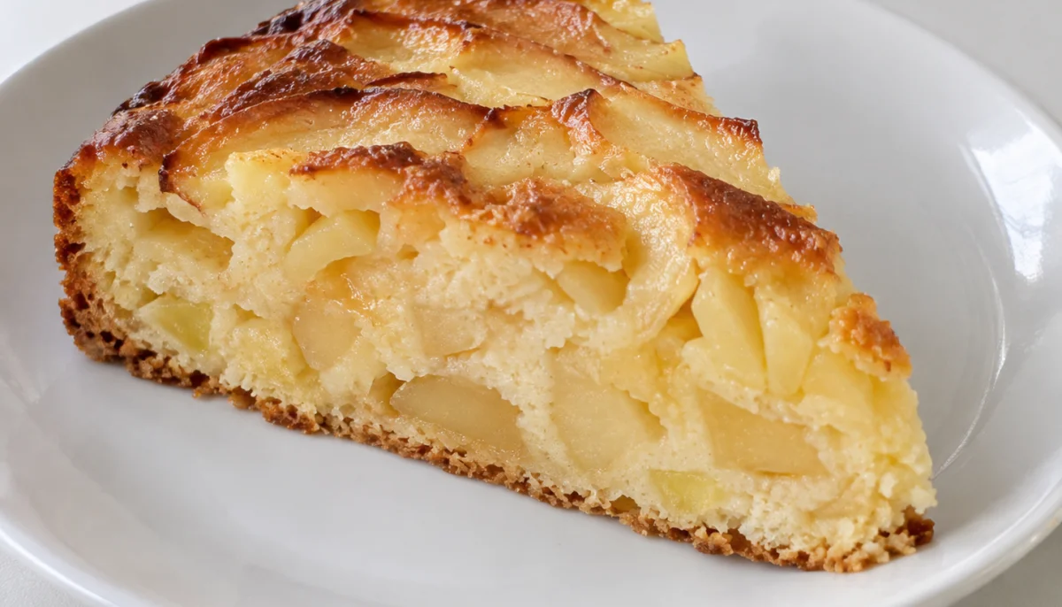 Gâteau aux pommes et fromage blanc