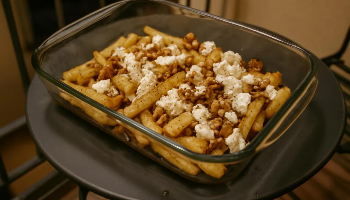 Panais rôtis au miel pimenté, feta et noix