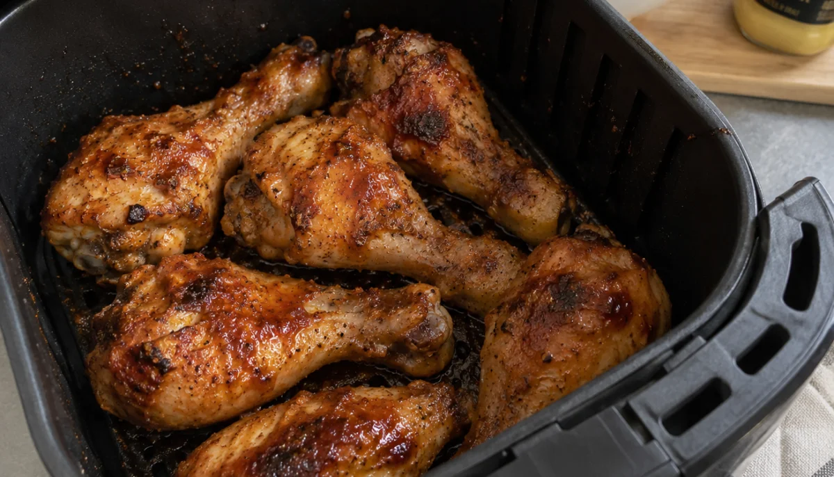 Pilons de poulet moutarde et miel à l'air fryer