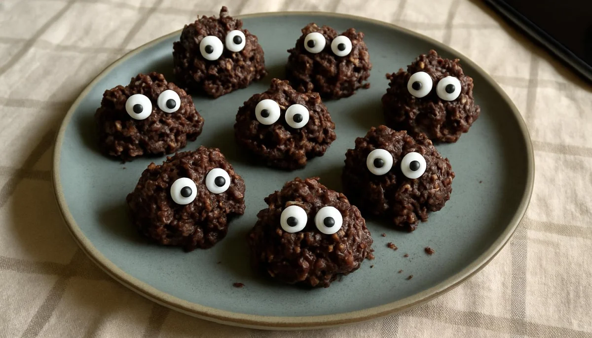 Rochers chocolat-noisette façon petits monstres