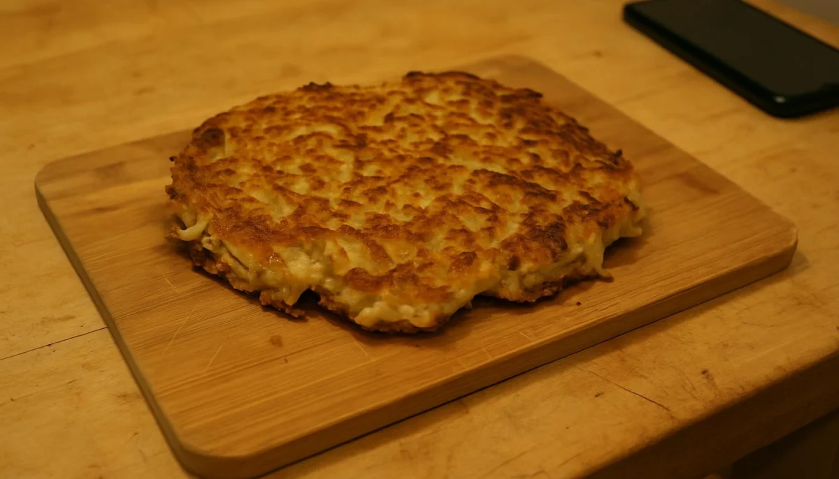 Rösti de céleri-rave et pommes de terre