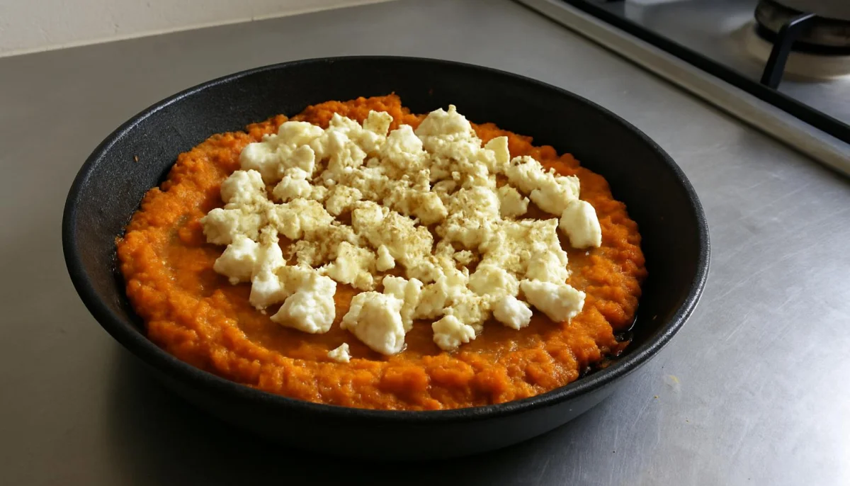 Tartinade de carottes rôties, feta et cumin
