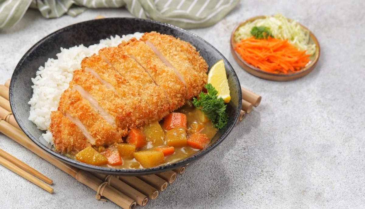 Poulet katsu sauce curry japonaise